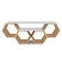 Hanah Home Soporte para TV Blanco y Sonomo
